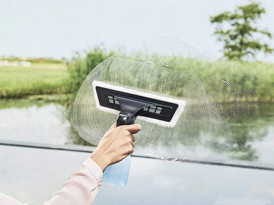 AEG ABPK01 Accessory Set for WX7 Window Cleaner - 2 microfiber wiper covers, 2 squeegee lips, 2x 20ml cleaning concentrate for 2 applications