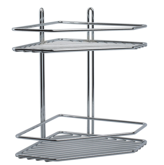 Euroshowers Duscheckregal 2 Böden 572-90 Duschregal Duschkorb Duschablage Metall