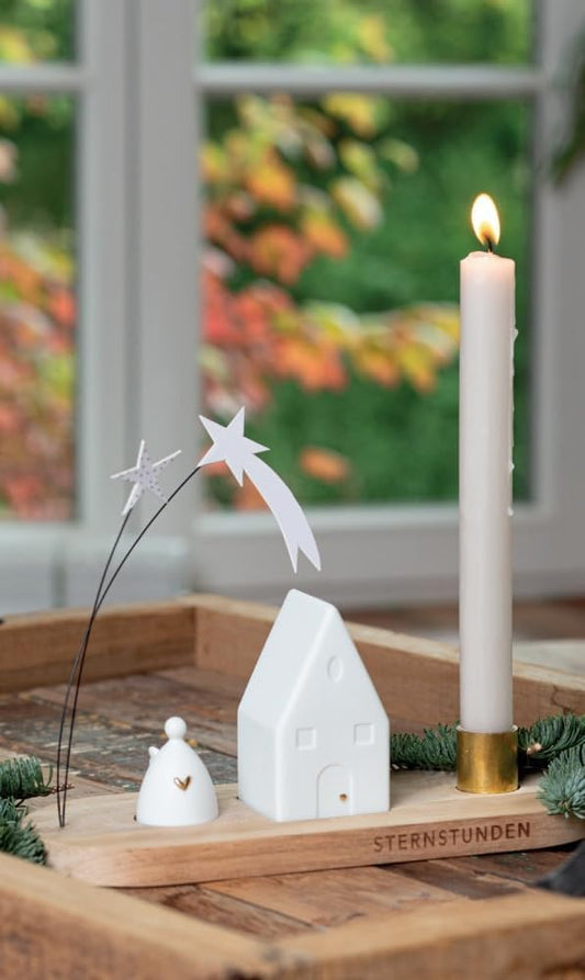 Räder Winterstadt Kerzenhalter Haus