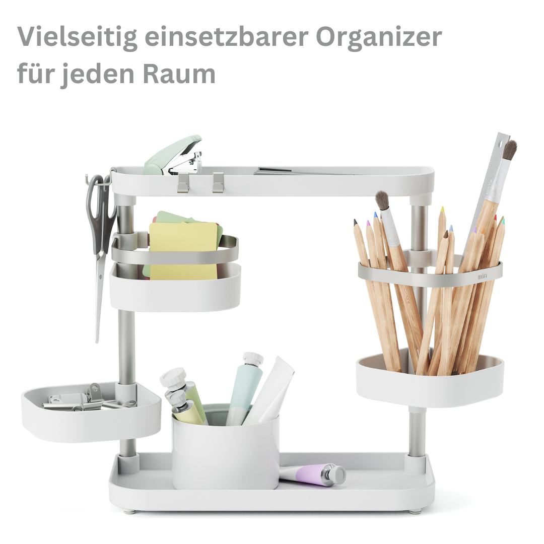 TOPANBIETER 999 Multifunktions-Organizer Höhenverstellbares Regal Küche Bad Büro