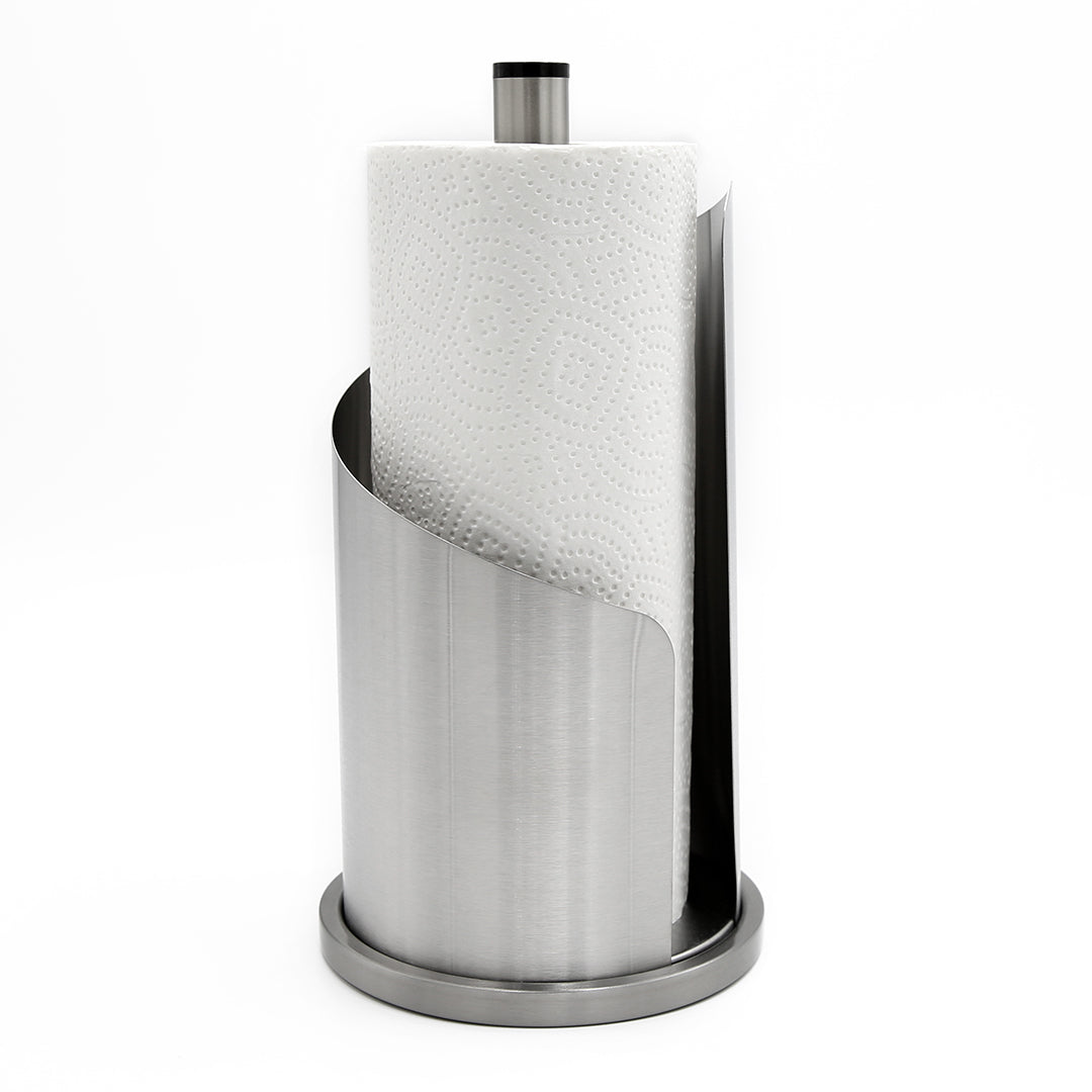 Küchenrollenhalter Edelstahl matt Rollenhalter Papierhalter Küchenrolle einhand