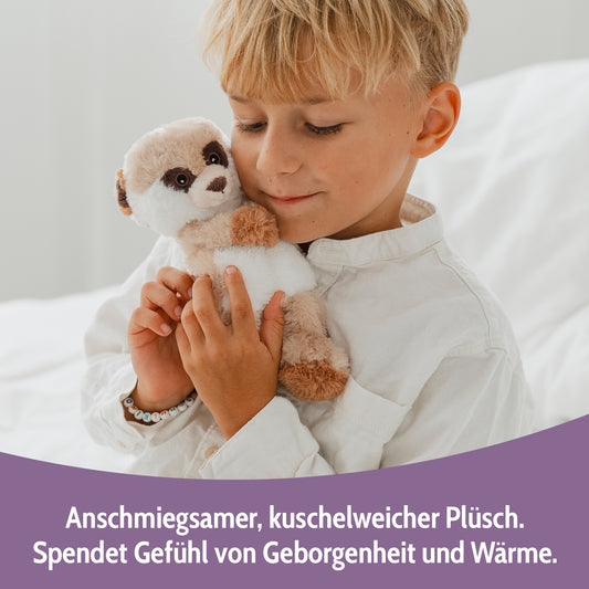 Habibi Plush Classic Wärmetier Erdmännchen Kuscheltier Wärmekissen Wärmflasche