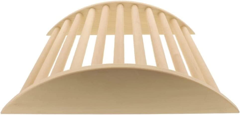 Hofmeister Sauna Beinstütze Lindenholz 45 cm ergonomisch geformte Venenstütze