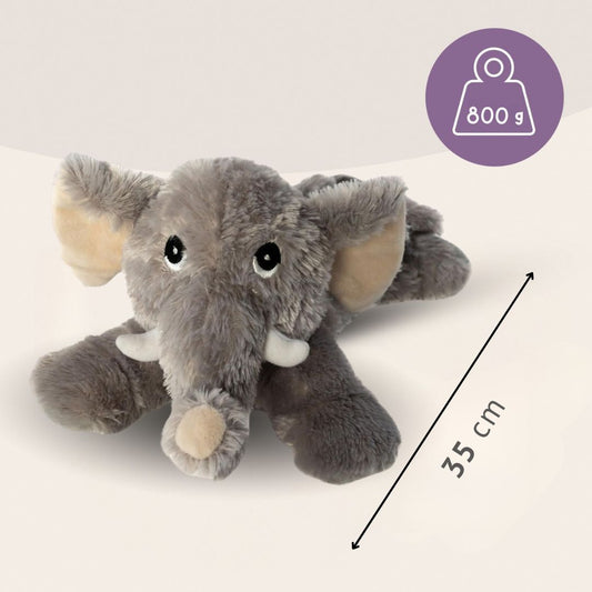 Habibi Plush Classic Wärmetier Elefan Kuscheltier Wärmekissen Wärmflasche