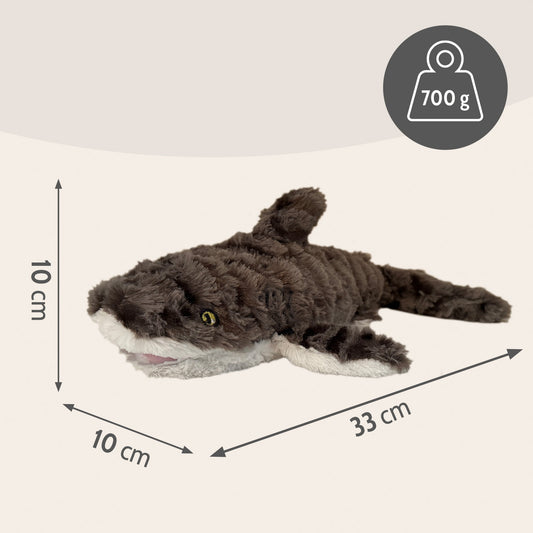 Habibi Plush Classic Wärmetier Hai Kuscheltier Wärmekissen Wärmflasche