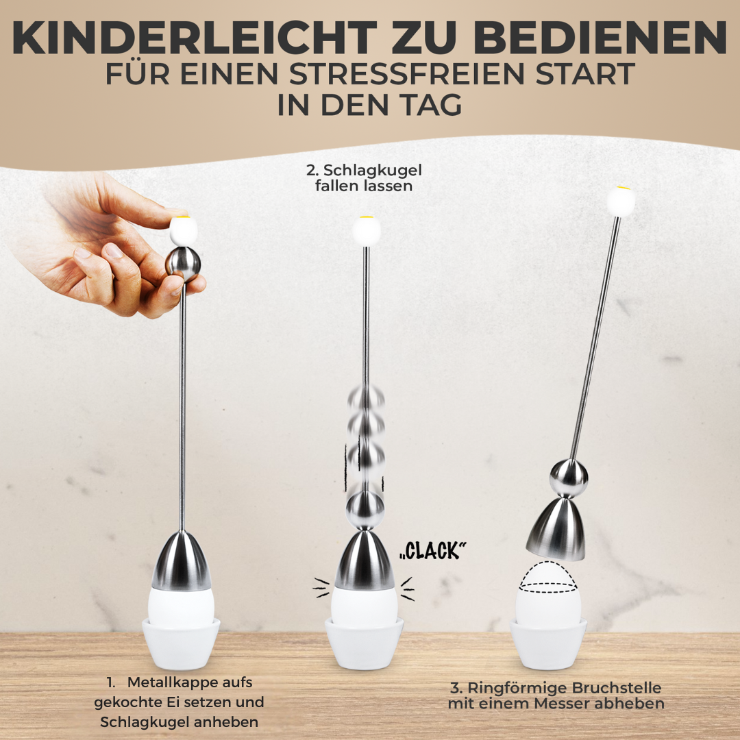 Take2 Clack Sonderedition Frühstücksei aus Silikon