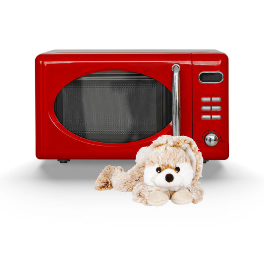 Habibi Plush Classic Wärmetier Schneehase Kuscheltier Wärmekissen Wärmflasche