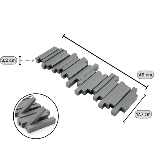 Umbra Hakenleiste Sticks Hook anthrazit