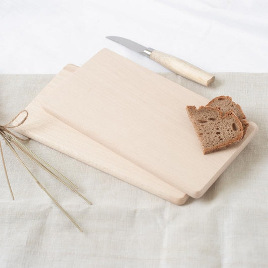 10 x Hofmeister breakfast board made of beech wood, 22 x 12 cm, bread board