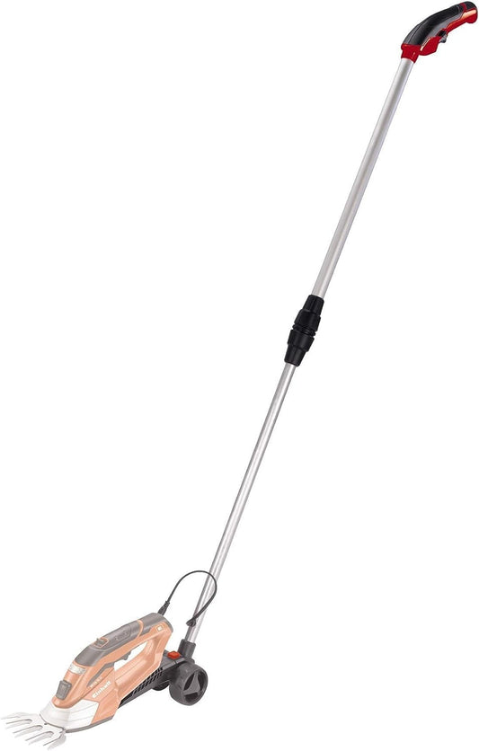 Einhell cordless grass and shrub shears, red, GE-CG 12 Li 1.5Ah, telescopic handle