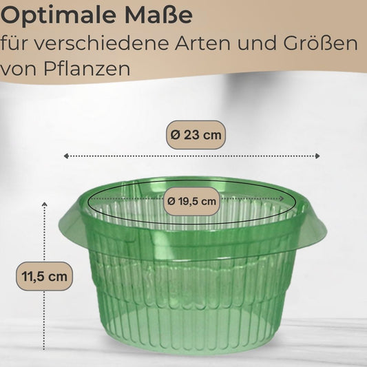 Snail protection rings, 12-piece set, effective plant protection against snails.