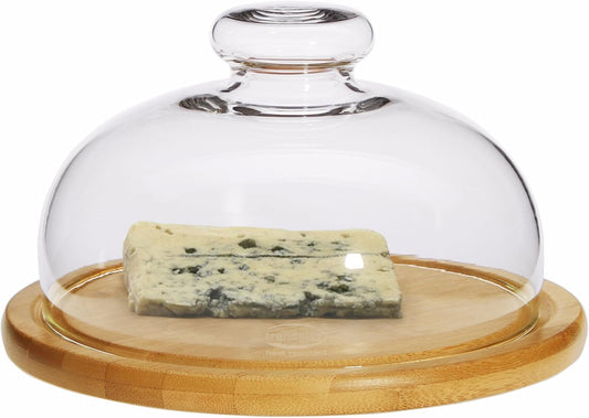 Trendglas Jena Käseglocke mit Bambusteller