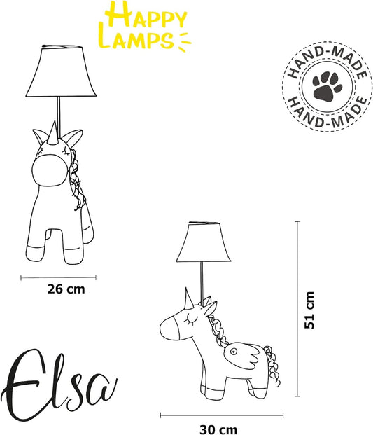 Happy Lamps Elsa das Einhorn