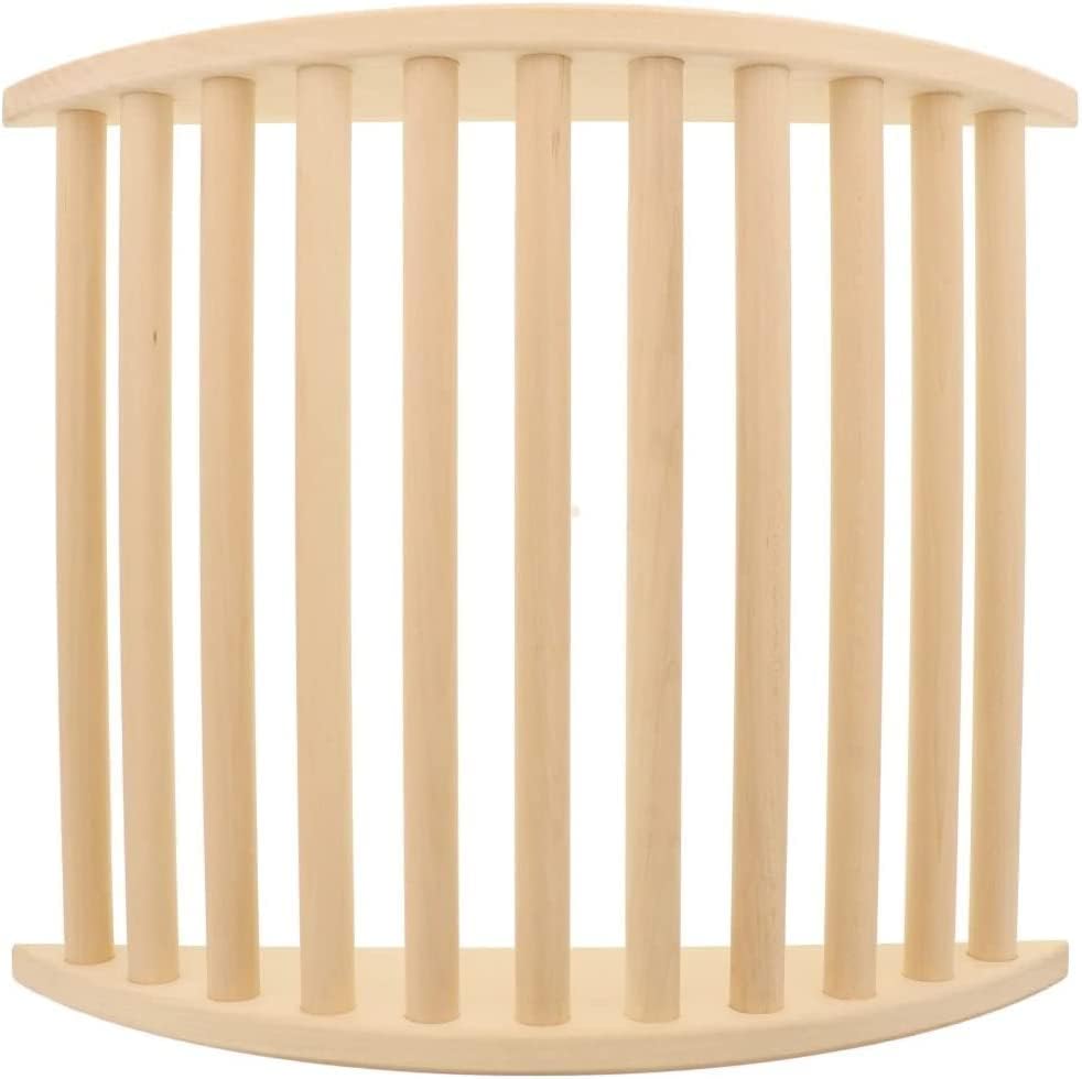 Hofmeister Sauna Beinstütze Lindenholz 45 cm ergonomisch geformte Venenstütze