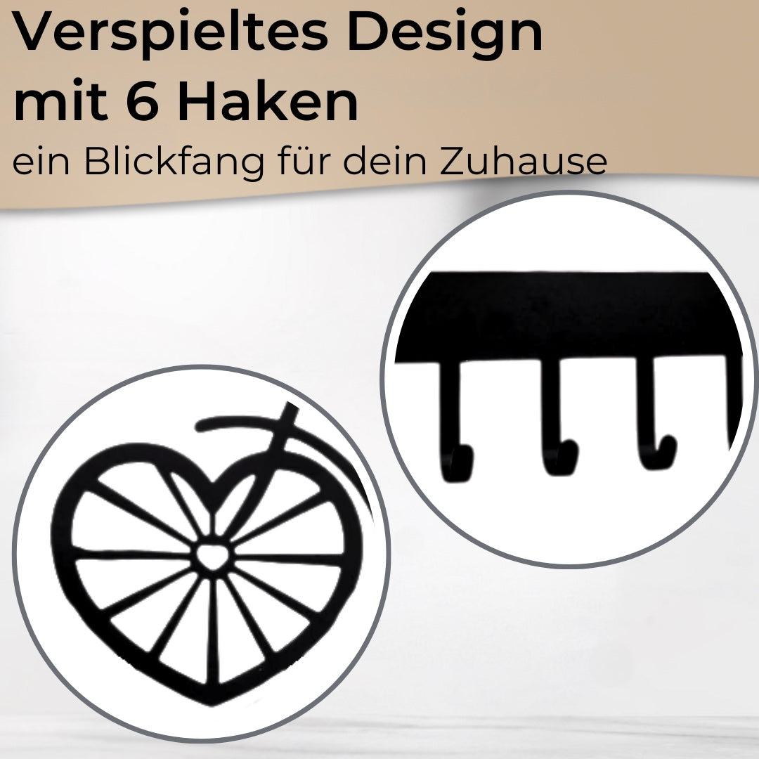 Gilde( Ankorstore) Eisen Garderobe Fahrrad-Herz