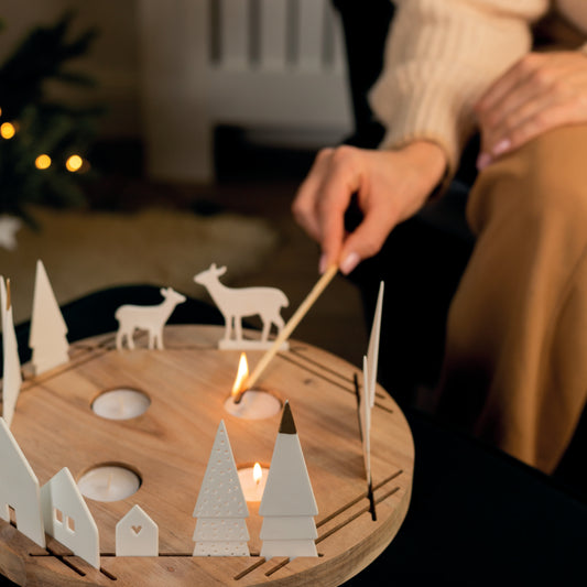 Räder Lichtobjekt Häuschen rund