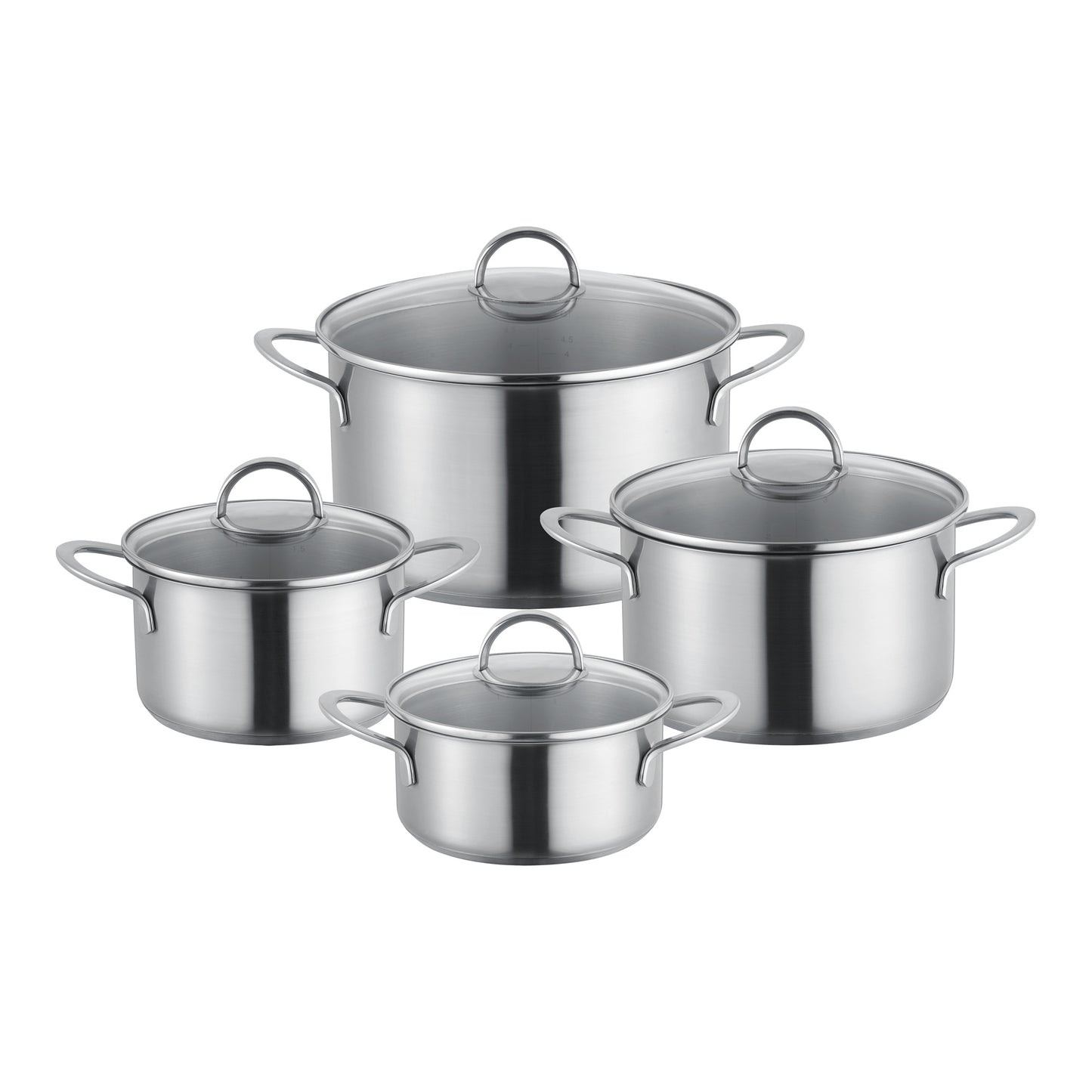 Berndes Roma Topfset 4-teilig mit Deckel