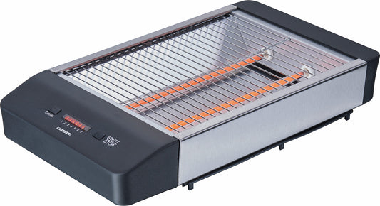 Melissa Flachtoaster schwarz Edelstahl