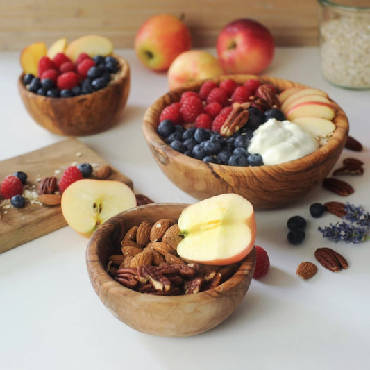 Hofmeister Schale Olivenholz 12cm 2tlg.