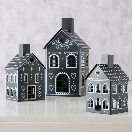 Boltze lanterns House Villagio set of 3