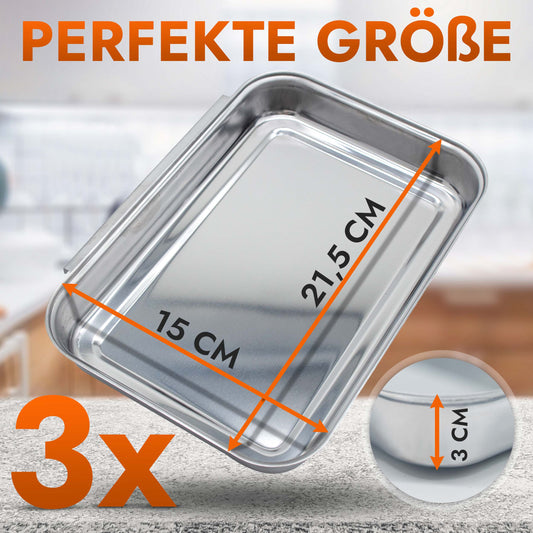 TA999 Bread Crumb Bowl Set, Schnitzel Bread Crumb Maker, Stainless Steel, Marinating, Bread Crumb Station