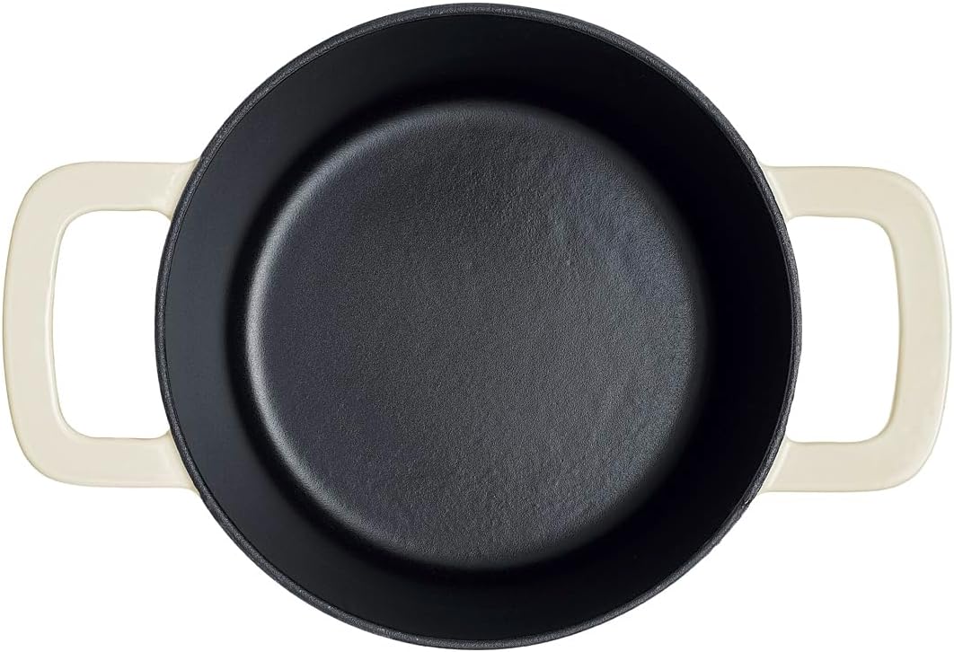 Fissler Moments Collection/Emaillierte Gusseisen-Bräter Ø 20 cm elfenbeinweiß