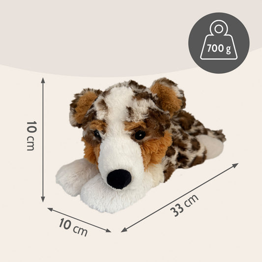 Habibi Plush Classic Wärmetier Australian Shepherd Kuscheltier Wärmekissen