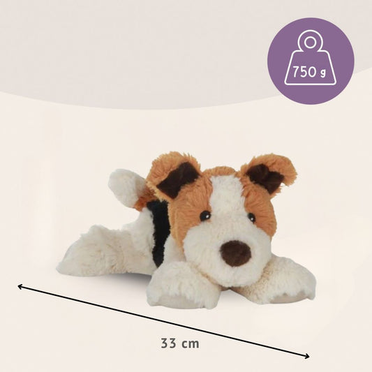 Habibi Plush Classic Wärmetier Terrier Kuscheltier Wärmekissen Wärmflasche
