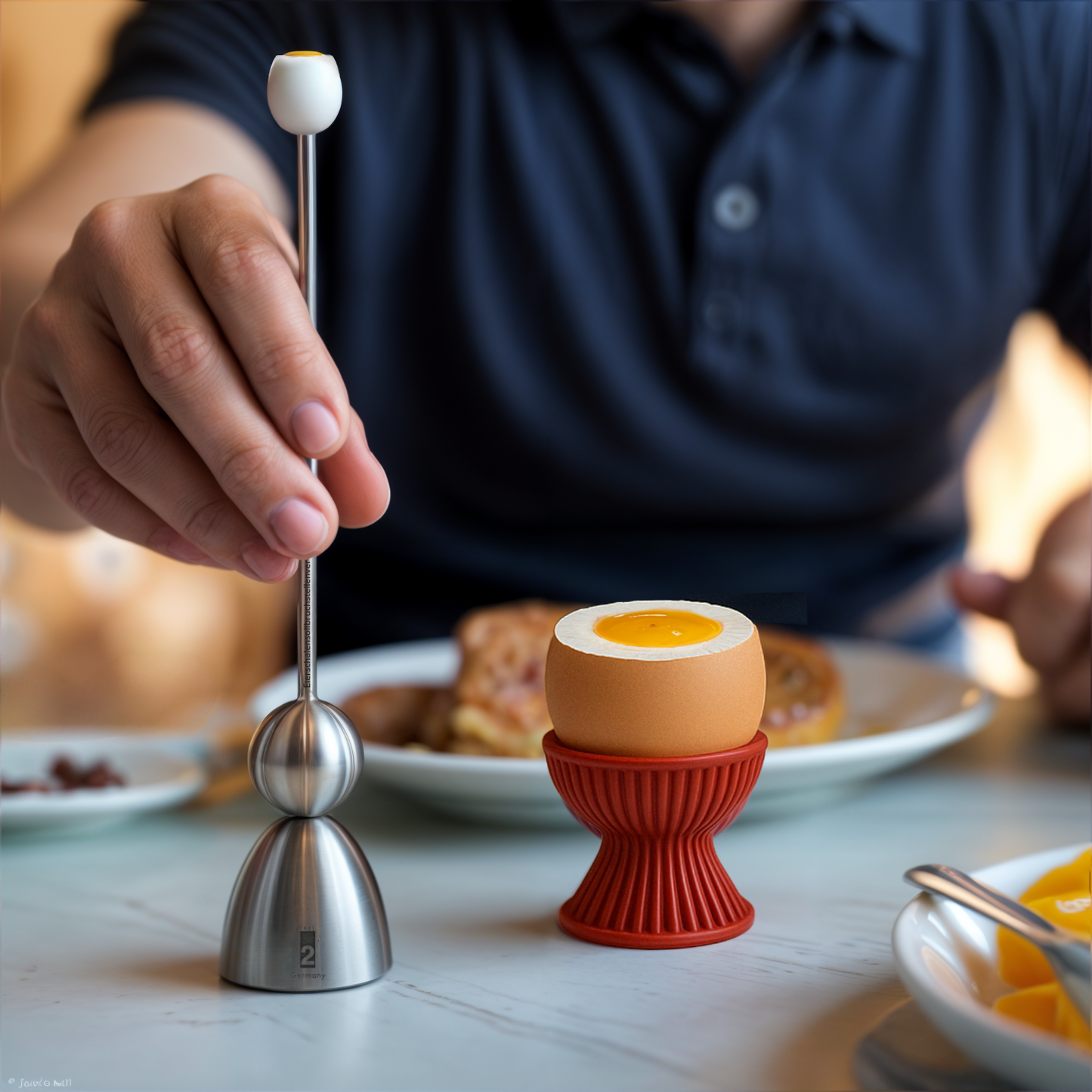 Take2 Clack Sonderedition Frühstücksei aus Silikon