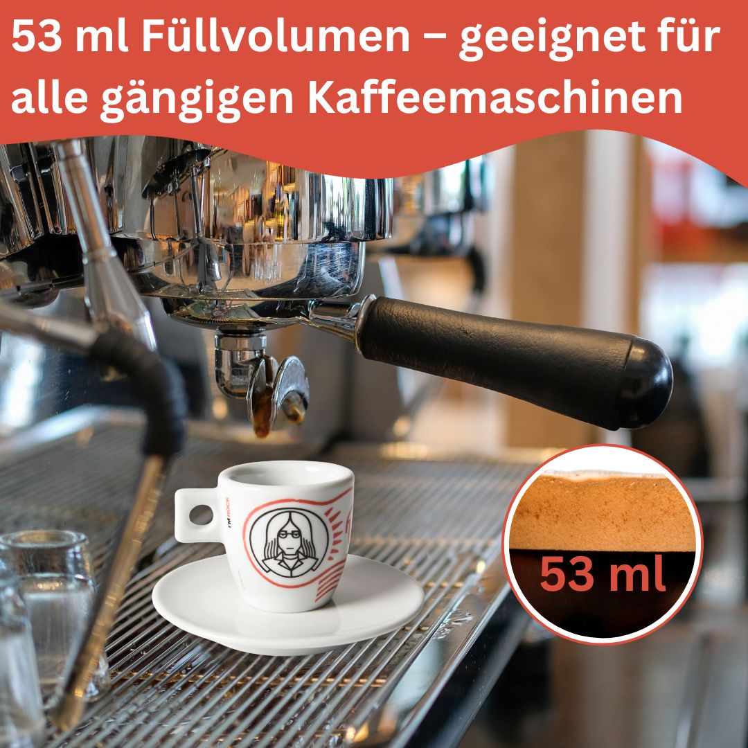 Caffè Moak Espressotasse I`M ROCK VARIANTE