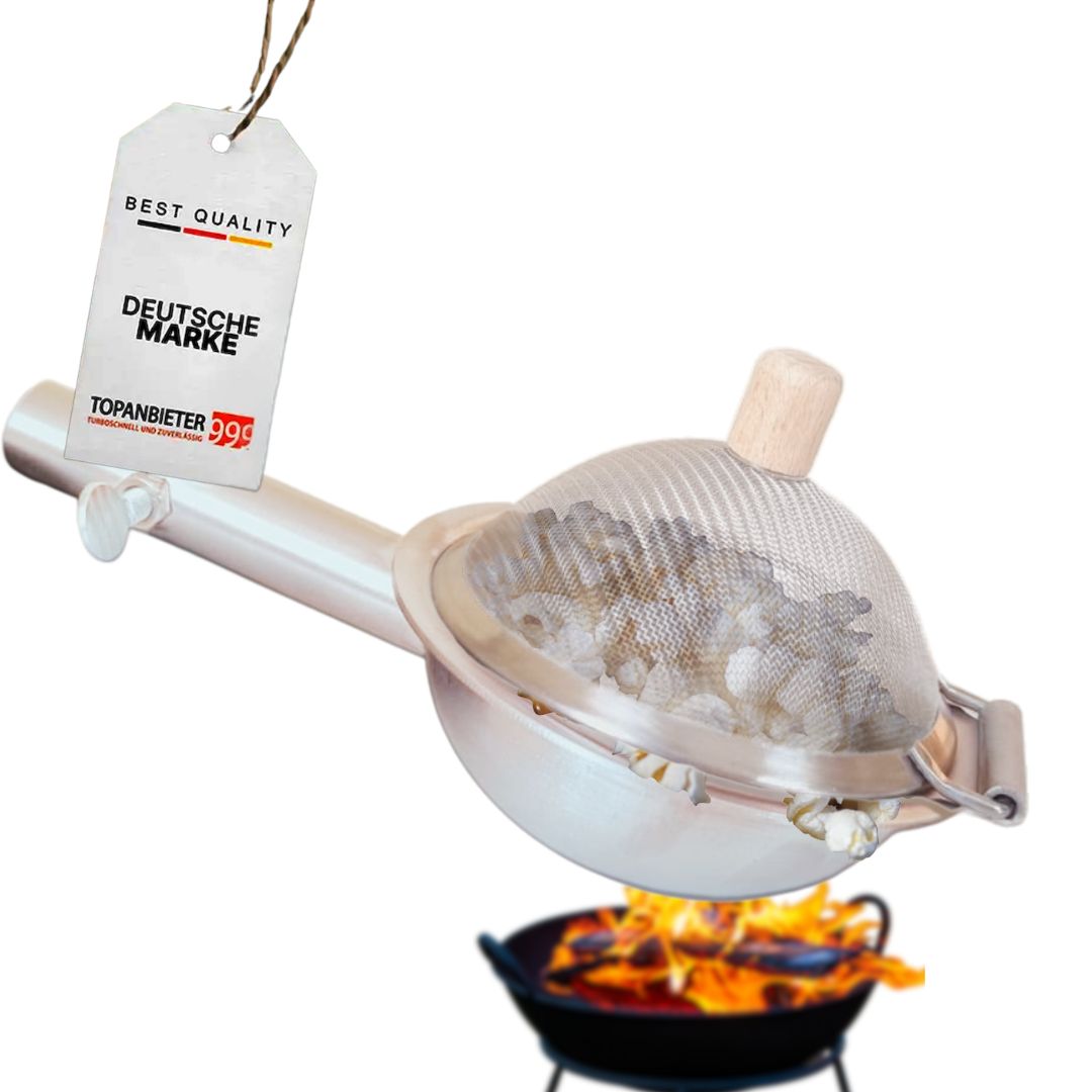 Popcorn-Pfanne groß oder klein, Popcorn Maker, Popcorngerät Outdoor Camping