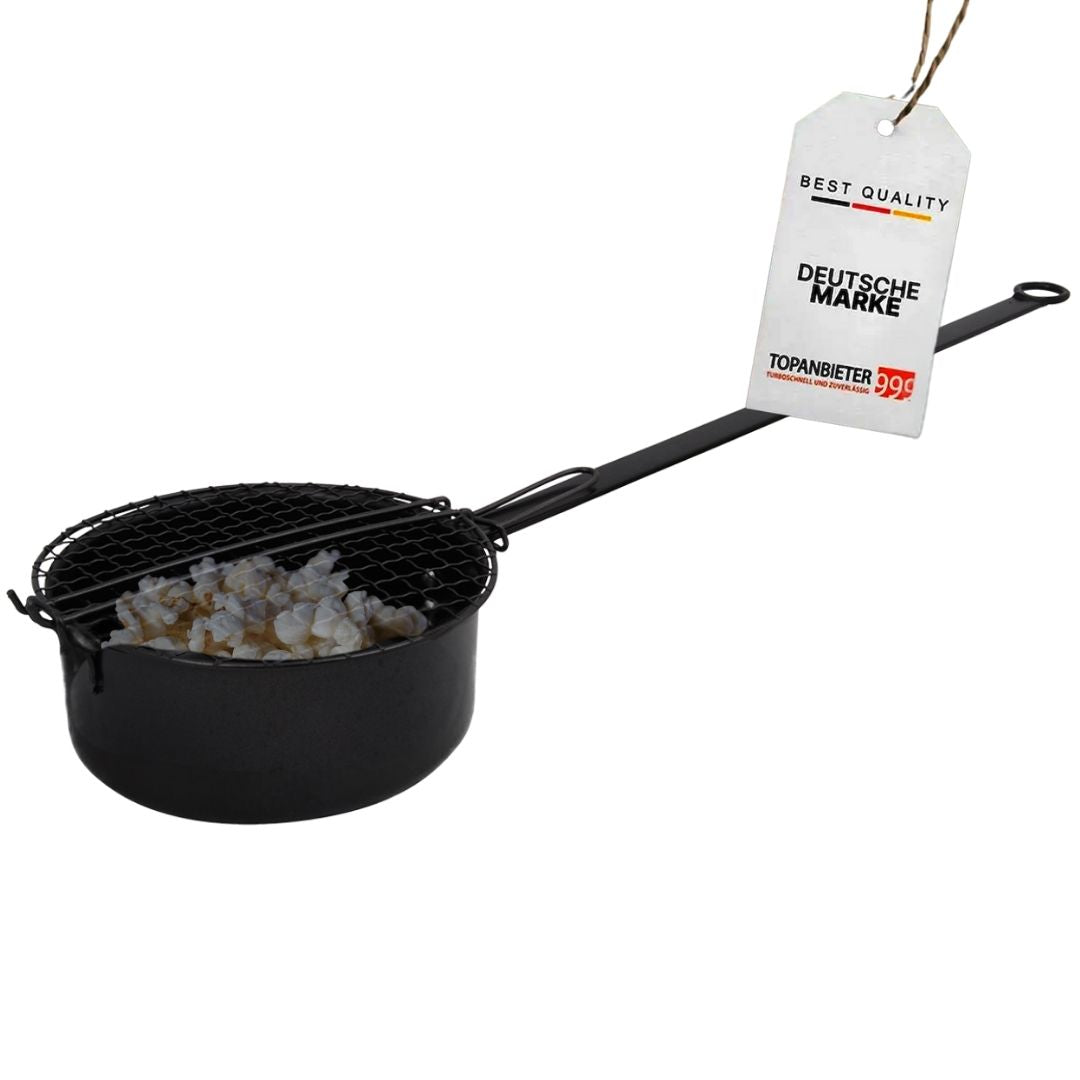 TA999 Popcorn-Pfanne klein/groß Lagerfeuer & Grill, Popcorn Maker, Popcorngerät