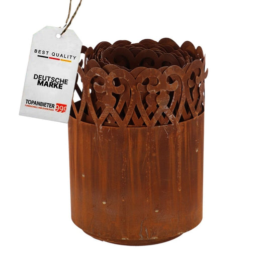 Lawn edging, rolled-up flower bed border, steel lawn edging, decorative flower bed border