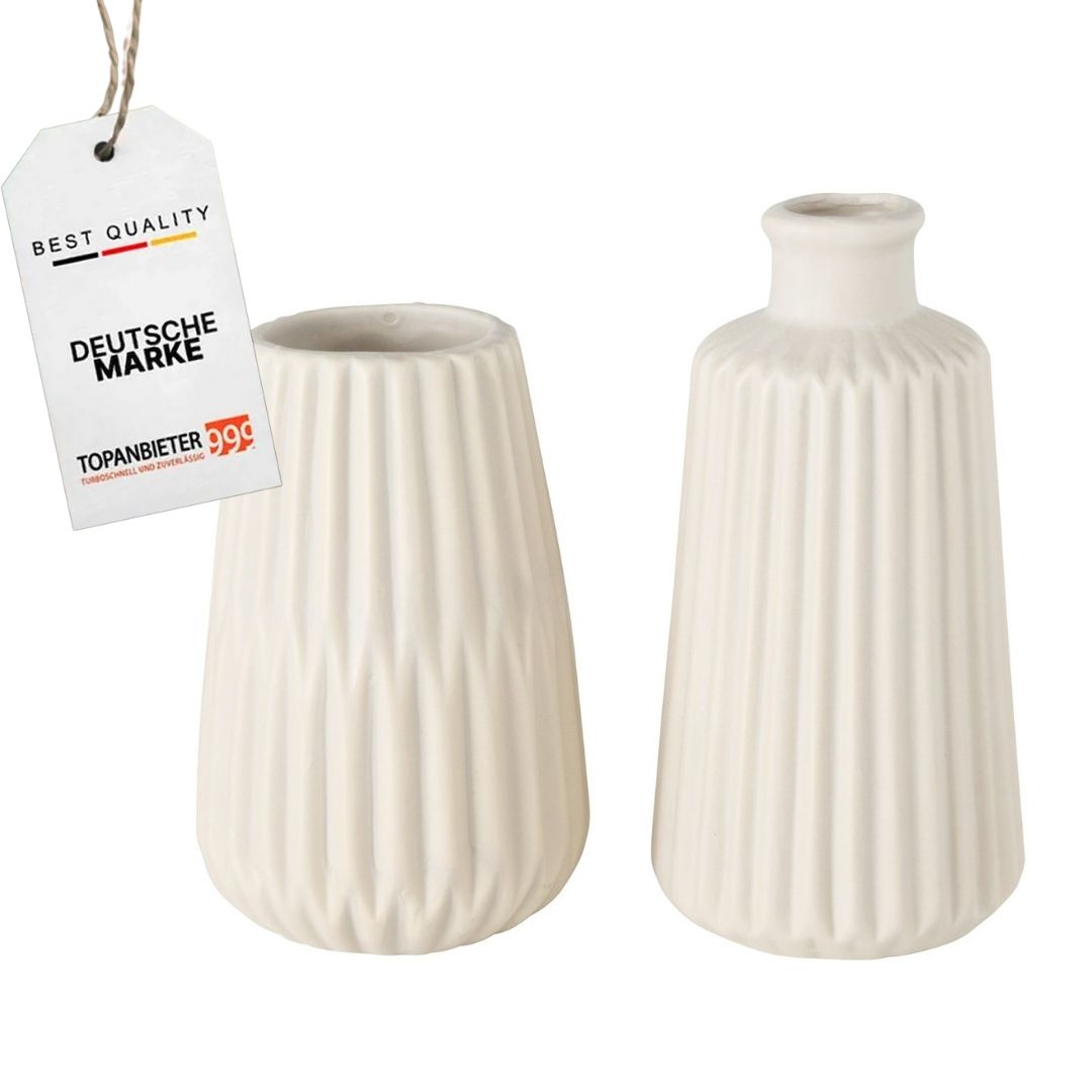 TA999 Vasen-Set Keramik verschiedene Ausführungen Porzellanvase Wohndeko Blumen