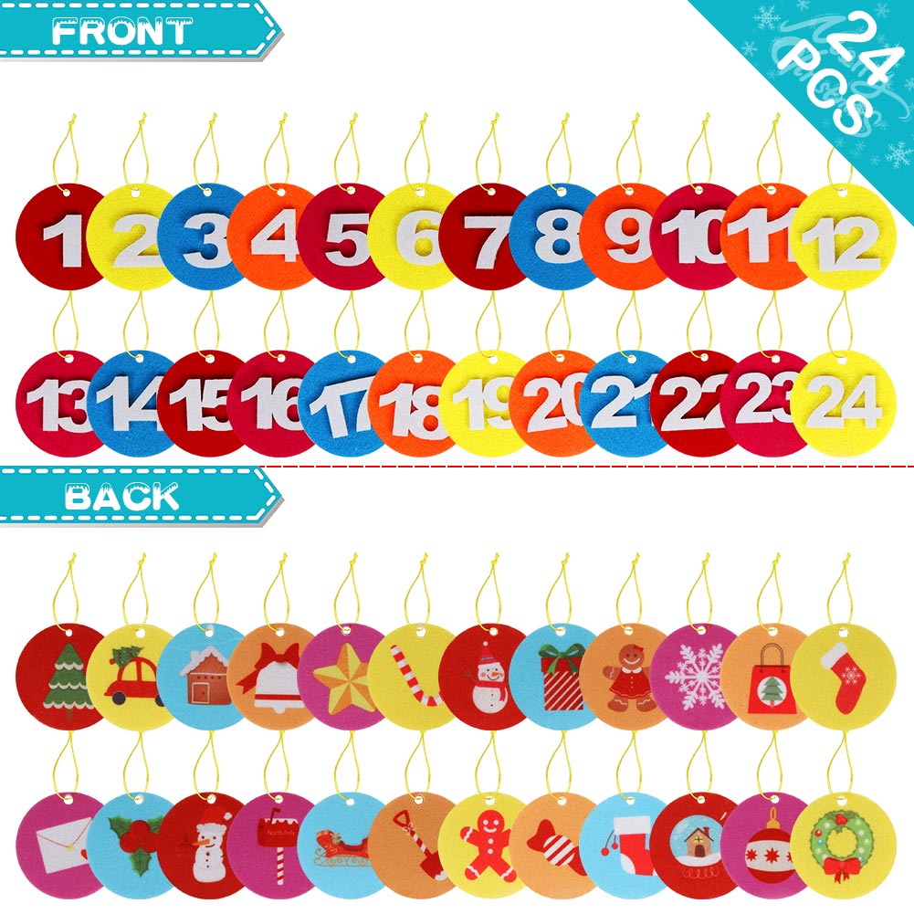 TA999 Weihnachtsbaum Filz DIY Deko Kinder Bastelset Tannenbaum Deko Advent Tanne