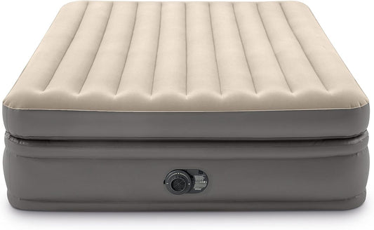 Intex Queen Comfort Double Bed with Fiber-Tech