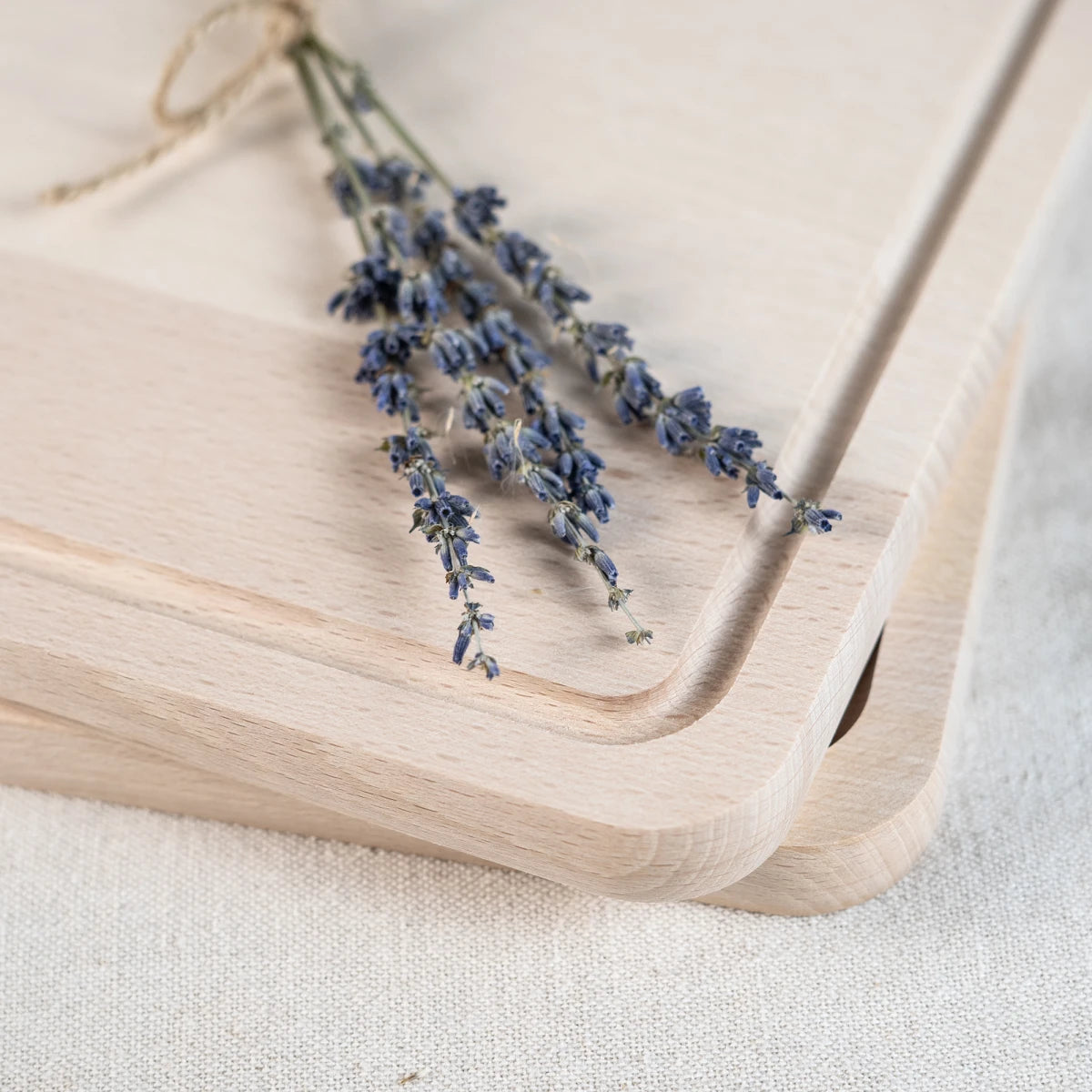 Hofmeister cutting board 30 x 22 cm with juice groove, beech wood