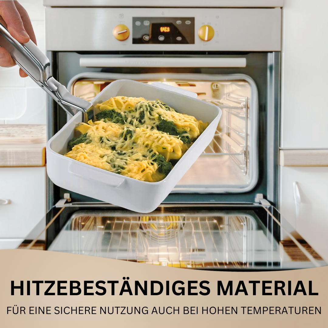 TA999 Ofenzange Forno Edelstahl 19cm hitzebeständige Küchenzange Backofenzange