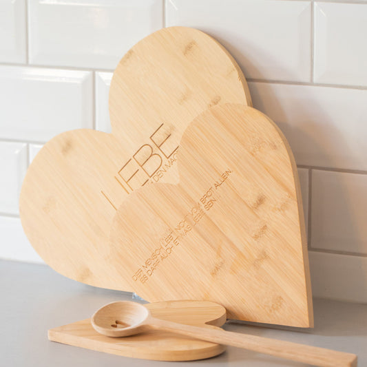 Räder Herzschneidebrett groß 37x35x1,5cm