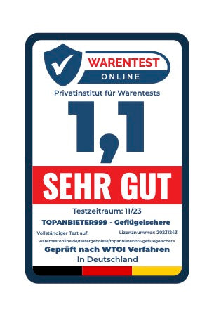 TOPANBIETER 999 Küchenschere extra scharf für Küche, Pizza, Geflügel und mehr
