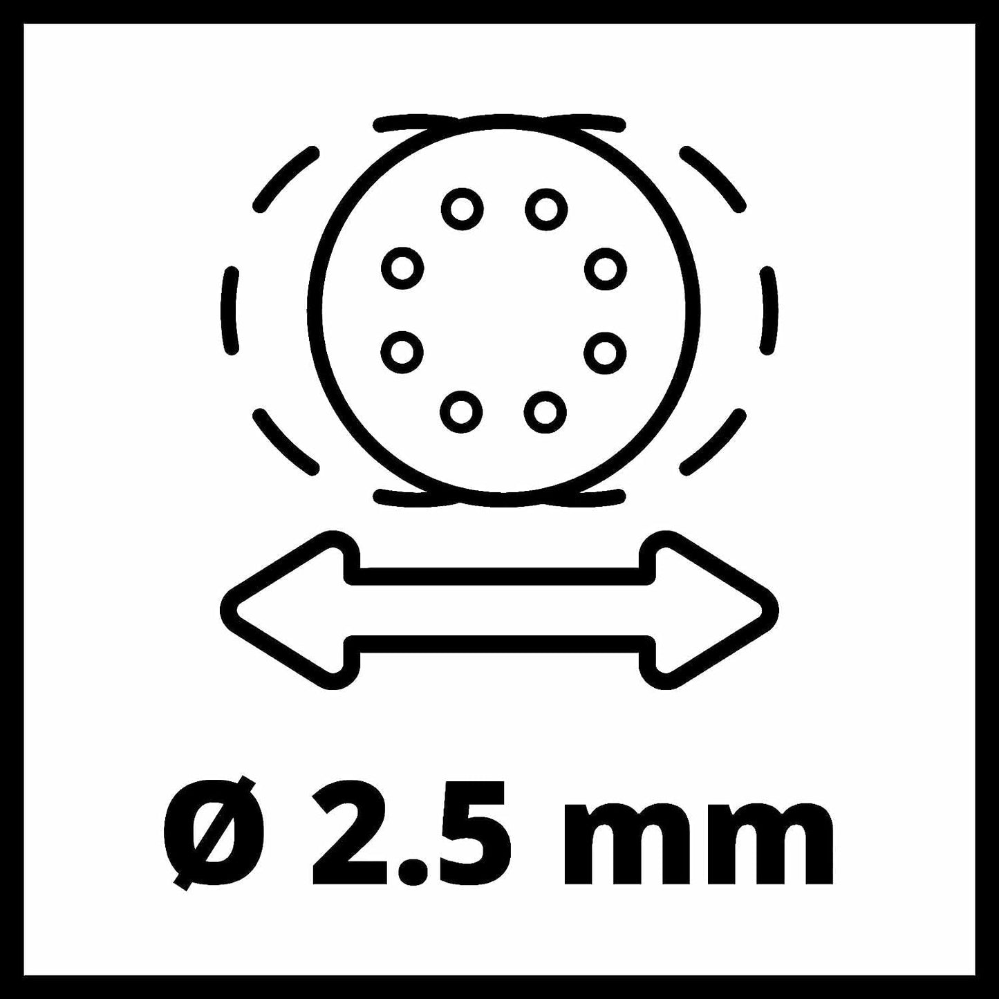 Einhell Exzenterschleifer TE-RS 40 E – 400 W, Drehzahlregelung, Staubabsaugung