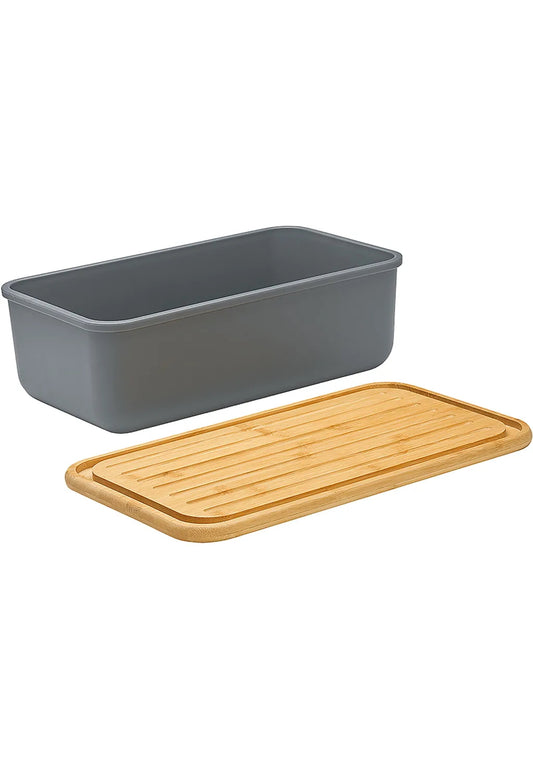 Zassenhaus Brotkasten LOFT eckig grau