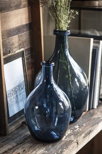 IB Laursen Glasballon blau groß