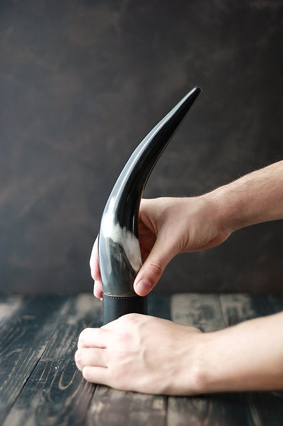 Forge de Laguiole salt mill Aubrac cow horn spice mill salt mill