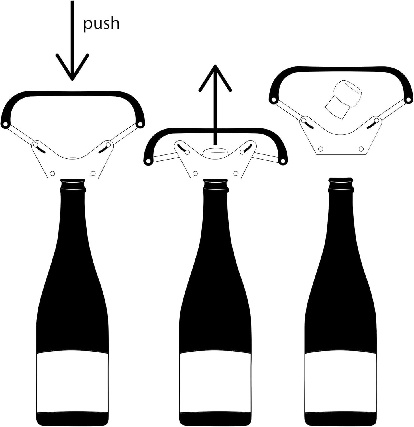 Bredemeijer Champagnerflaschenöffner Pressa Ede