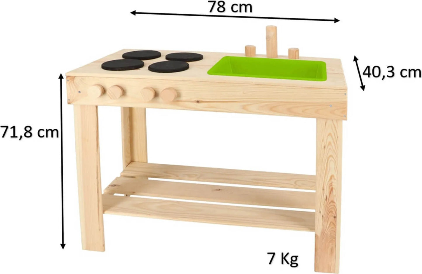 Esschert Design Matschküche – Kreatives Outdoor-Spielvergnügen für Kinder