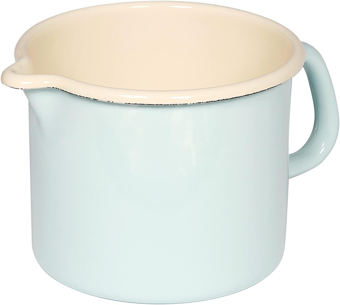 Riess spouted pot 14cm turquoise