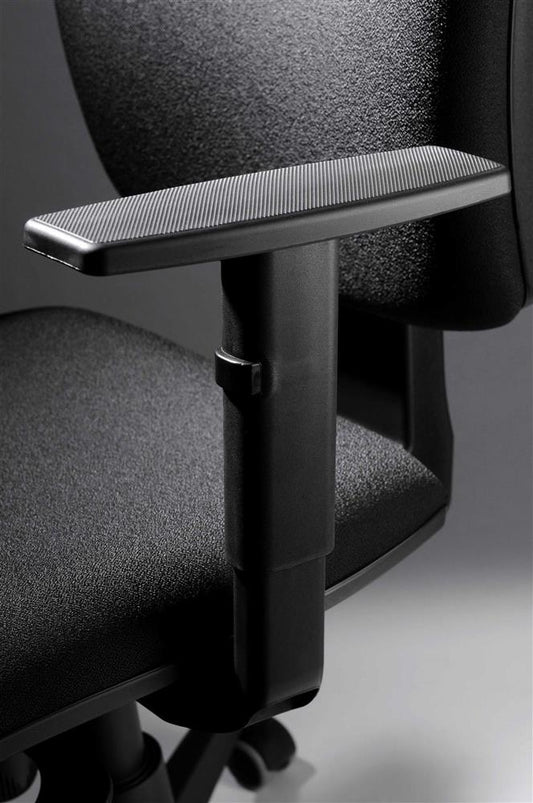 Hammerbacher Aaron Drehstuhl, ergonomisch, schwarz, höhenverstellbar, Büro/Home Office