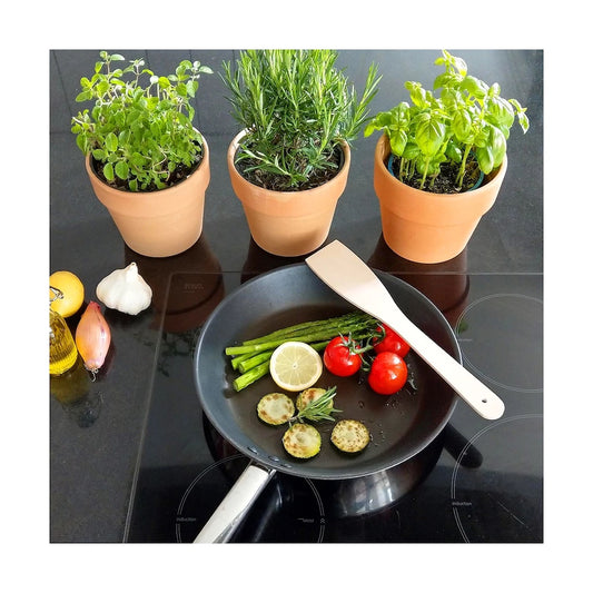 Hofmeister Pfannenwender Buchenholz 30 cm 5er Set antibateriell hitzebeständig