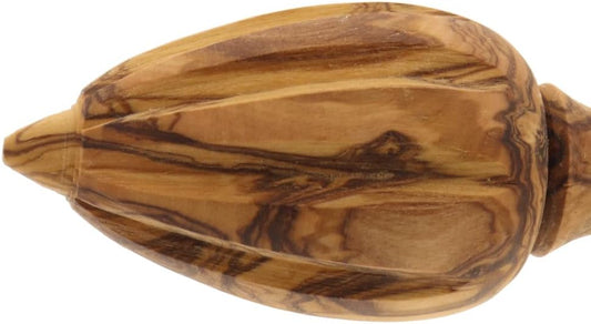 Hofmeister Zitruspresse aus Olivenholz spitze Form 15,5 cm
